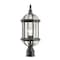 Z-Lite Annex 1 Light Outdoor Post Mount, Rust & Clear Beveled 563PHM-RT - alternate 4